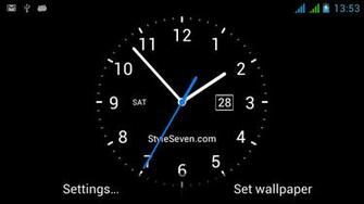 Analog Clock Live Wallpaper Android Apps On Google Play