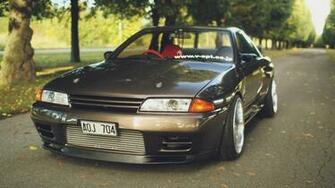 Cars Roads Tuning Tuned Nissan Skyline R32 Gt R Stance Jdm