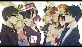 Ao No Exorcist X Yondemasu Yo Azazel San Cross Over HD Wallpaper
