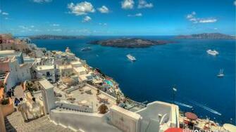 Ideal From Santorini Wallpaper Fira