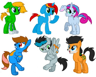 My Little Bella Pony Dogs By Zoiby