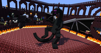 Wither Vs Enderdragon By Lockrikard