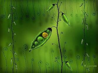 Green Peapod Wallpaper Glorious Prinsessen Prinses En Groen
