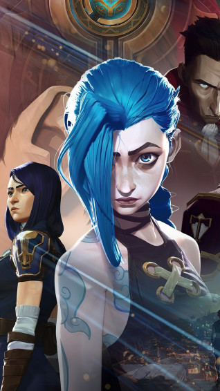 Vi Caitlyn Arcane Netflix Series Lol Art 4k HD Wallpaper