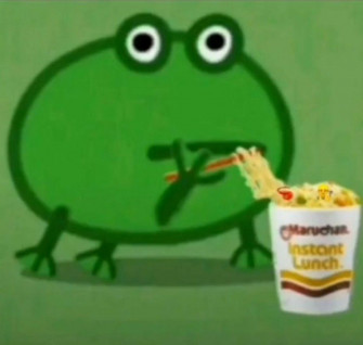 Frog Eats Ramen Pictures Amazing Art