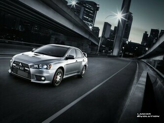 Mitsubishi Lancer Evolution X HD Background Wallpaper
