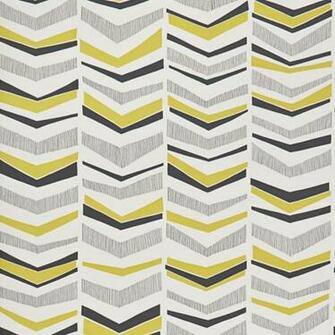Chevron Mustard Yellow And Grey