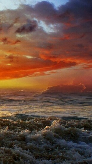 Ocean Beach Sunset Wallpaper Quoteko