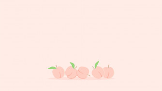 Peach Aesthetic Laptop Wallpaper