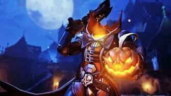 Overwatch Pumpkin Reaper Wallpaper By Popokupingupop90 On