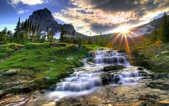 Waterfall Fantasy Wallpaper High Resolution HD Image For