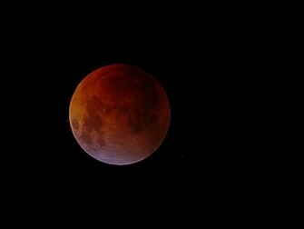 Blood Moon Picture HD Wallpaper