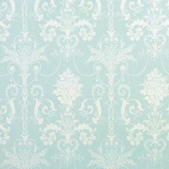 Josette Duck Egg Blue French Inspired Damask Wallpaper Love