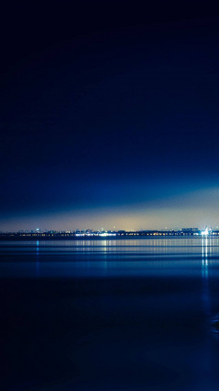 Dark Blue iPhone Wallpaper