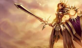 League Of Legends Leona Wallpaper Chinese American Nerfplz Lol