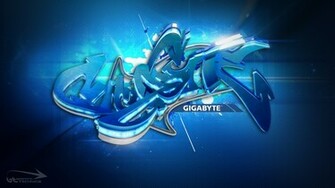 Graffiti Gigabyte Desktop High Quality Wallpaper