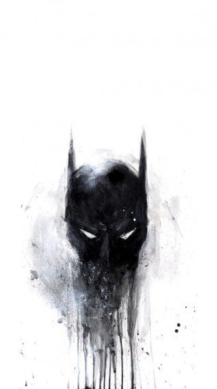 Batman Scary Painting iPhone Wallpaper Paintings