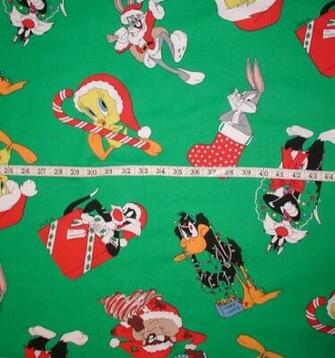 Christmas Tweety Bird Candy Cane Looney Tunes Cartoon Face