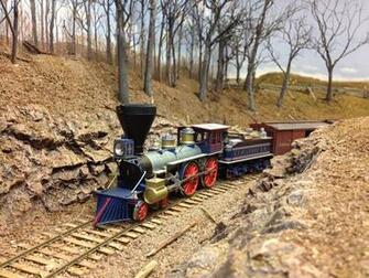 Model Train Toy Railroad Minature Trains Tracks Wallpaper