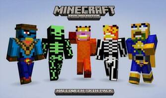 Minecraft Skin Halloween Pack HD Wallpaper