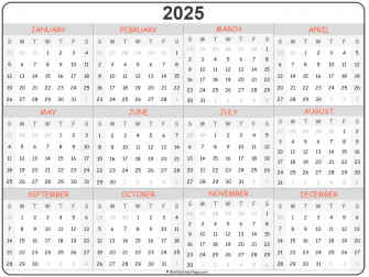 Printable Calendar Wallpaper