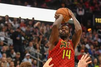 Atlanta Hawks Player Pre Dewayne Dedmon Peachtree