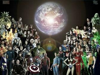 Dc Vs Marvel Vetor