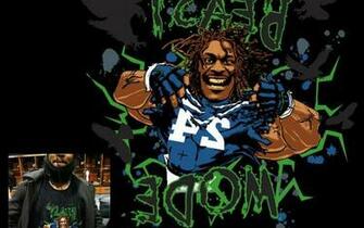 Marshawn Lynch Beast Mode Image