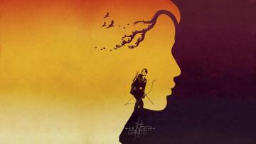 Desktop Wallpaper The Hunger Games Negative Space Artwork HD