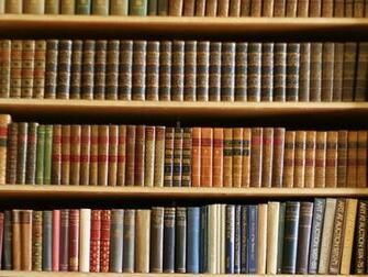Wallpaper Books Bookshelf