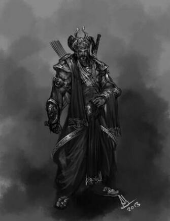 Ravana Rough Concept By Molee Ramayan In