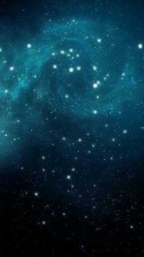 Blue Galaxy iPhone 5s Wallpaper iPad
