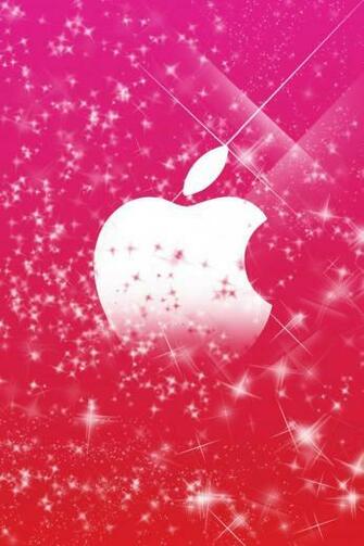 Pink Apple Logo iPhone Wallpaper S 3g