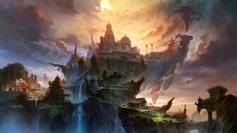 The City In Clouds Wallpaper And Background