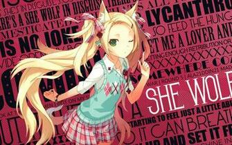 Nightcore She Wolf Wallpaper