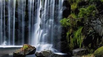 Mountain Waterfall Wallpaper
