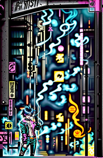 Rip Pop Smoke Anime Wallpaper