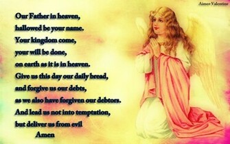 The Lords Prayer Wallpaper Lord S By