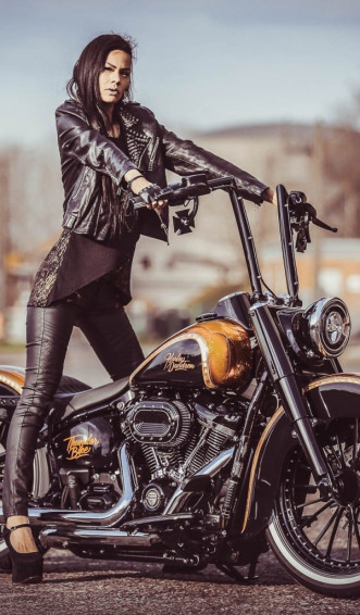 La Candela Customized Thunderbike Harley Davidson Heritage By Ben