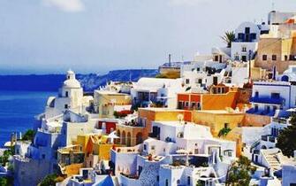 Santorini Wallpaper