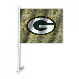 Amazon Nfl Green Bay Packers Camo Car Flag One Size