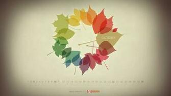 October Colours Background Desktop Full HD Wallpaper