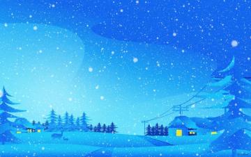 Wallpaper 4k December Winter Digital Art