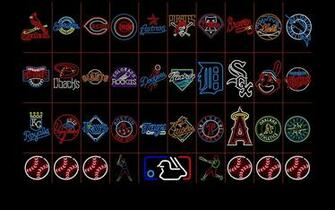 HD Mlb Neon Logos Desktop Wallpaper Ventube