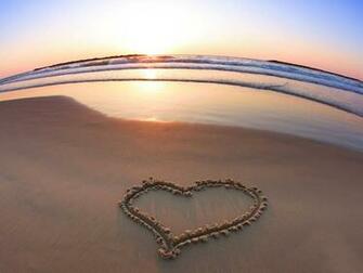 Wallpaper Valentine S Beach Love