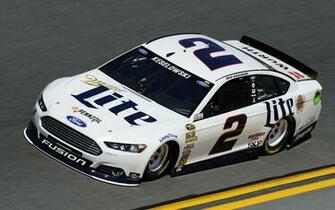 Brad Keselowski At Nascar Daytona Ford Fusion Wallpaper