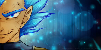 Dbz Super Saiyan God Vegeta By Redviolett