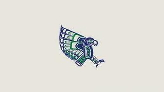 Traditional Seahawks Logo Wallpaper