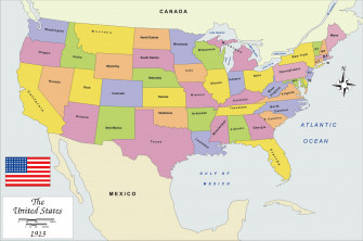 Misc Map Of The Usa HD Wallpaper