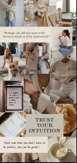 Mood Board Vision Collage Aesthetic Desktop